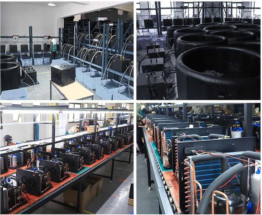 0.5 HP chiller and seated tub under real‑world test