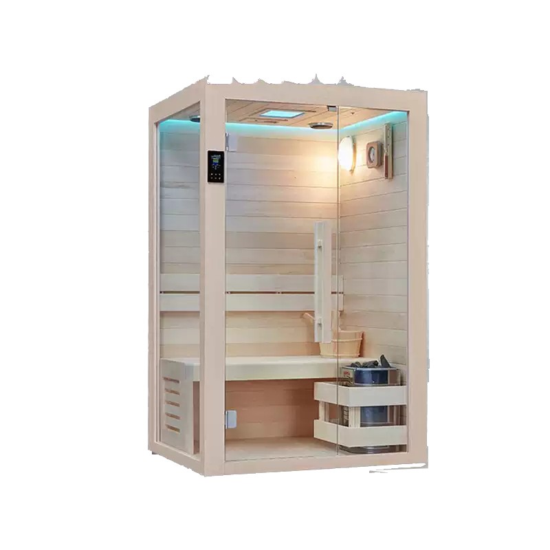 Sauna de piedra volcánica para dos personas